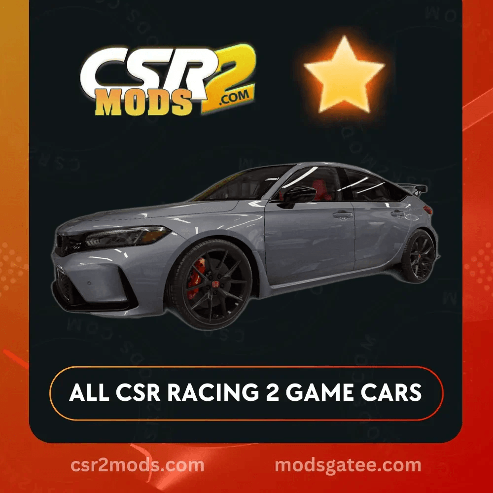 CSR2 Honda Civic Type R 2023 Gold Stars Car | CSR2 MODS