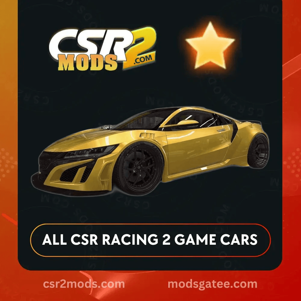 CSR2 Honda Aimgain Gt Nsx Gold Stars Car | CSR2 MODS