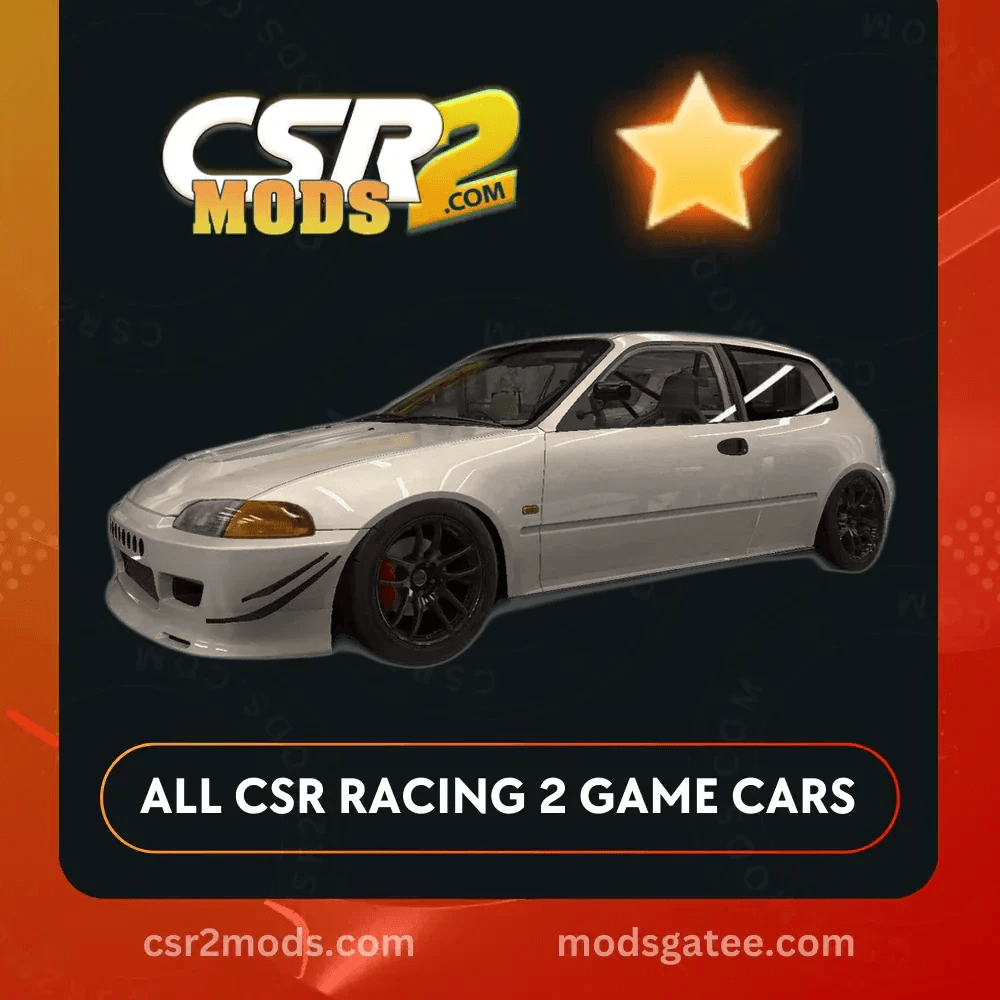 CSR2 Honda Civic 15 VTEC Gold Stars Car | CSR2 MODS