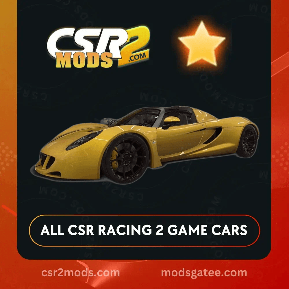 CSR2 Hennessey Venom Gt Spyder Gold Stars Car | CSR2 MODS
