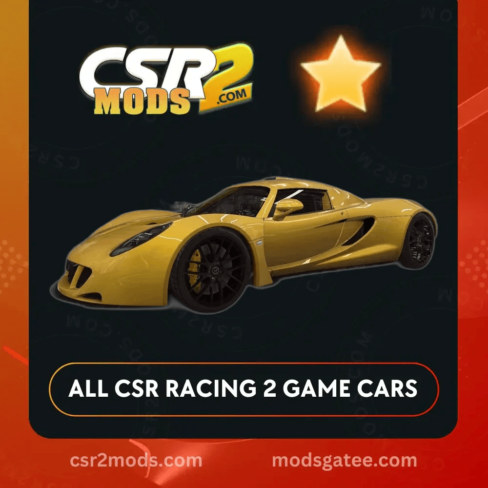 CSR2 Hennessey Venom Gt Gold Stars Car | CSR2 MODS