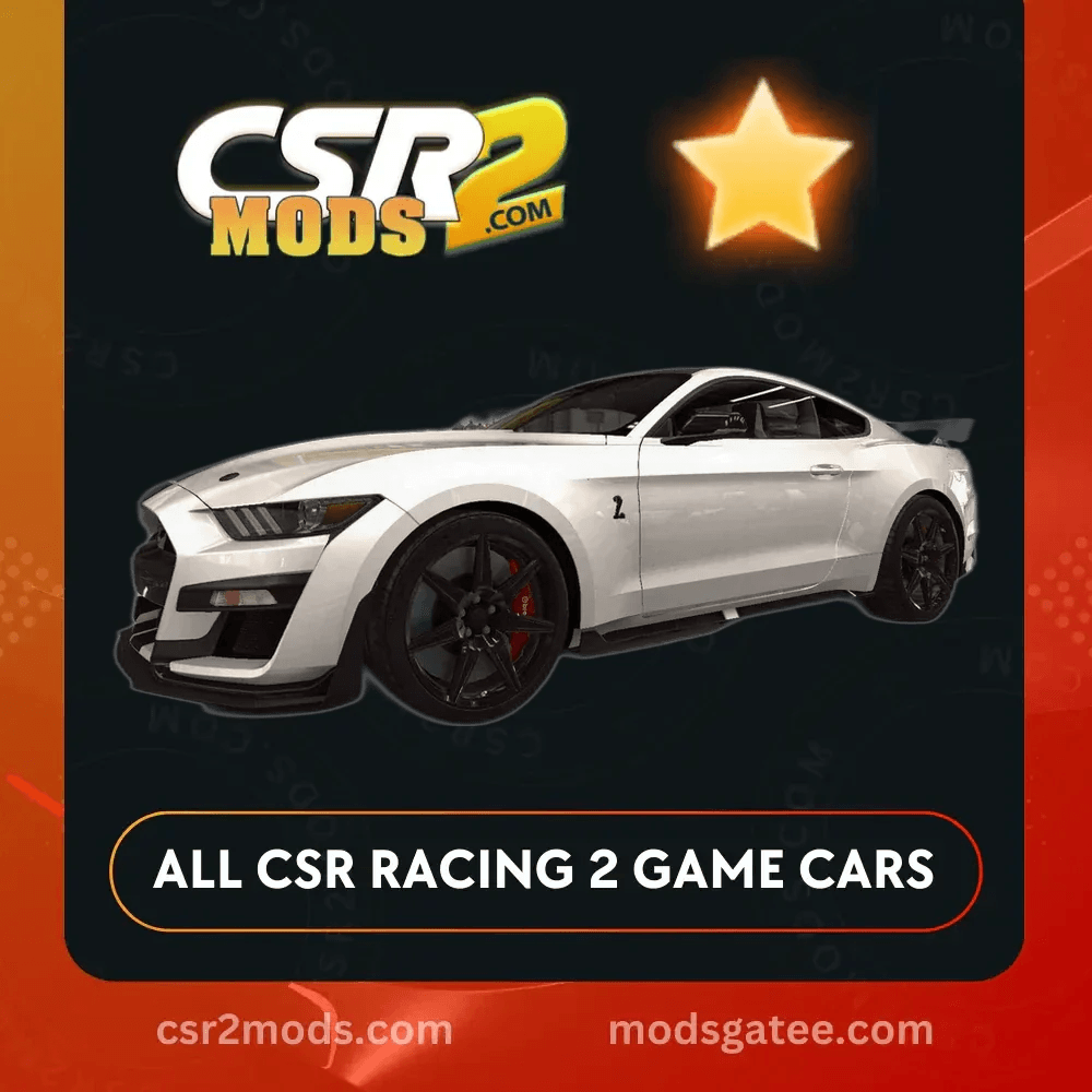 CSR2 Ford Shelby Gt500 Gold Stars Car | CSR2 MODS