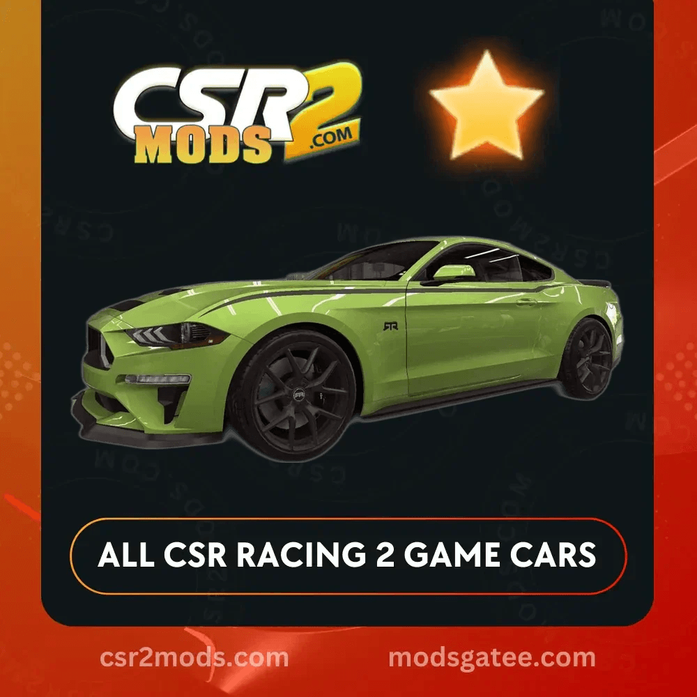 CSR2 Ford Mustang RTR Spec 3 Gold Stars CSR2 Car