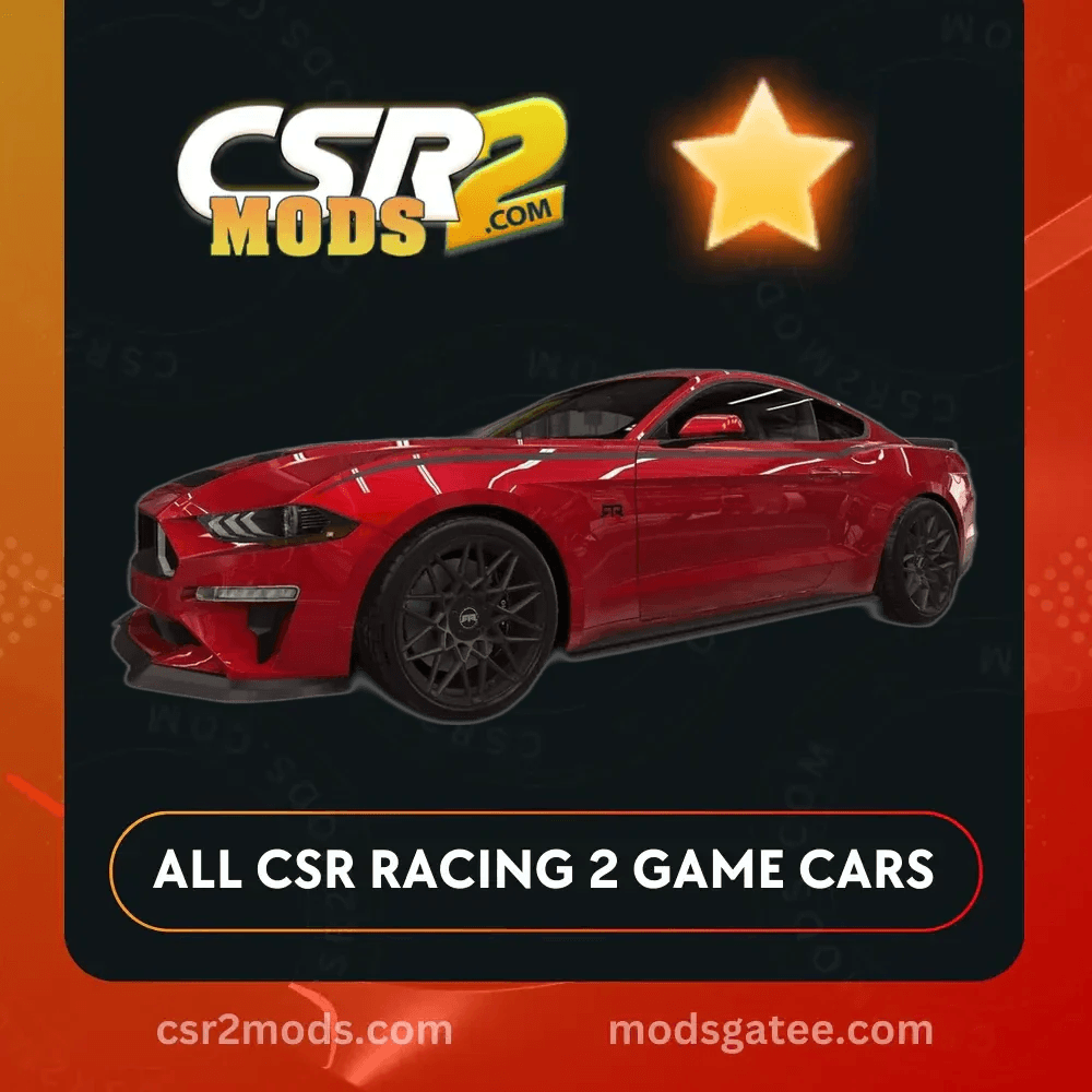 CSR2 Ford Mustang Rtr Spec 3 Gold Stars Car | CSR2 MODS