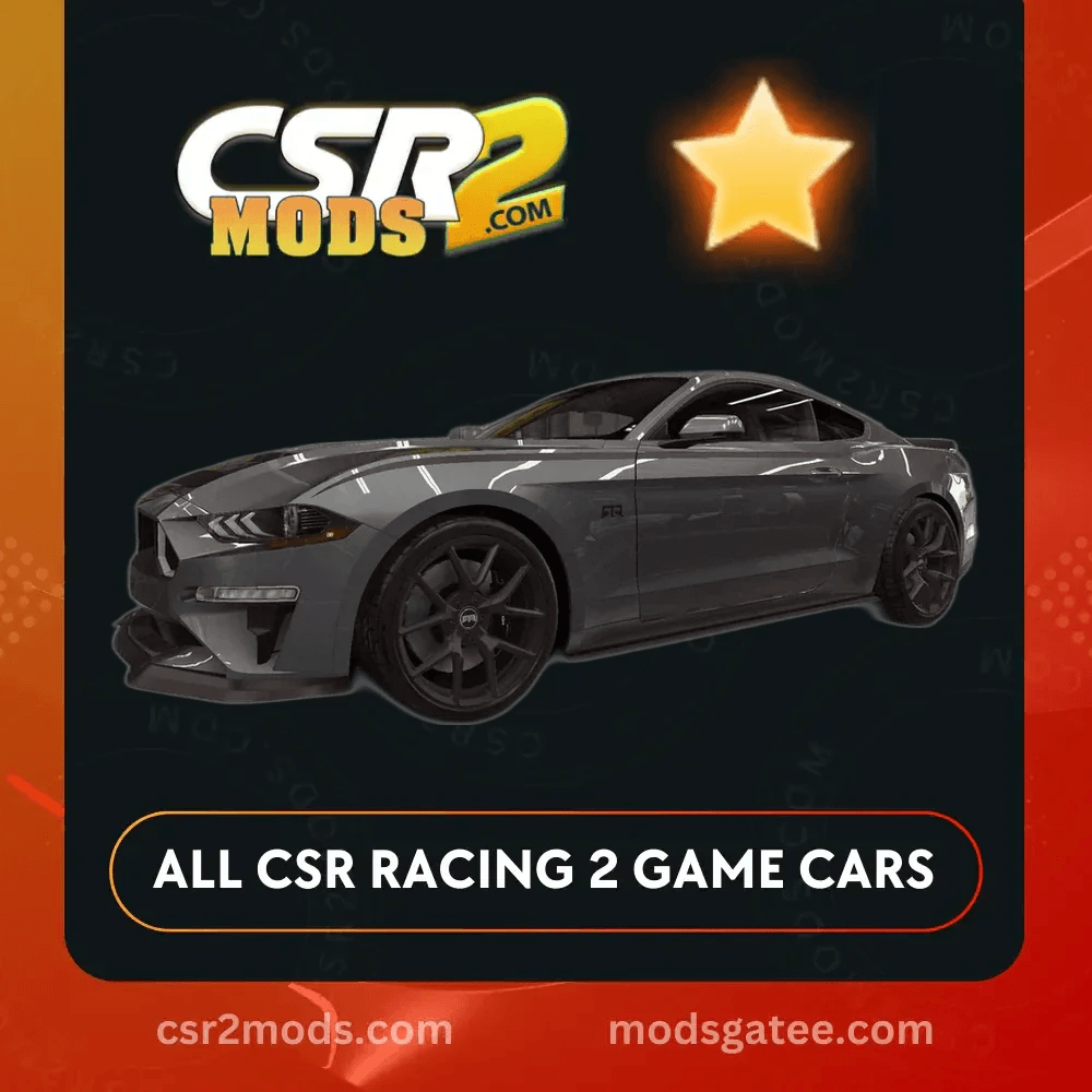 CSR2 Ford Mustang Rtr Spec 3 Gold Stars Car | CSR2 MODS