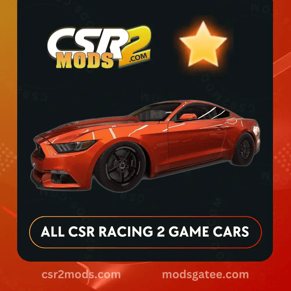 CSR2 Ford Mustang Hpe750 Gold Stars Car | CSR2 MODS