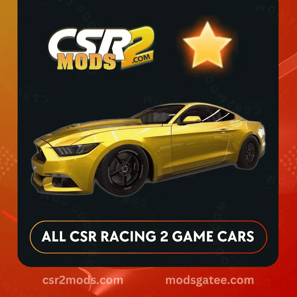 CSR2 Ford Mustang Hpe750 Gold Stars Car | CSR2 MODS