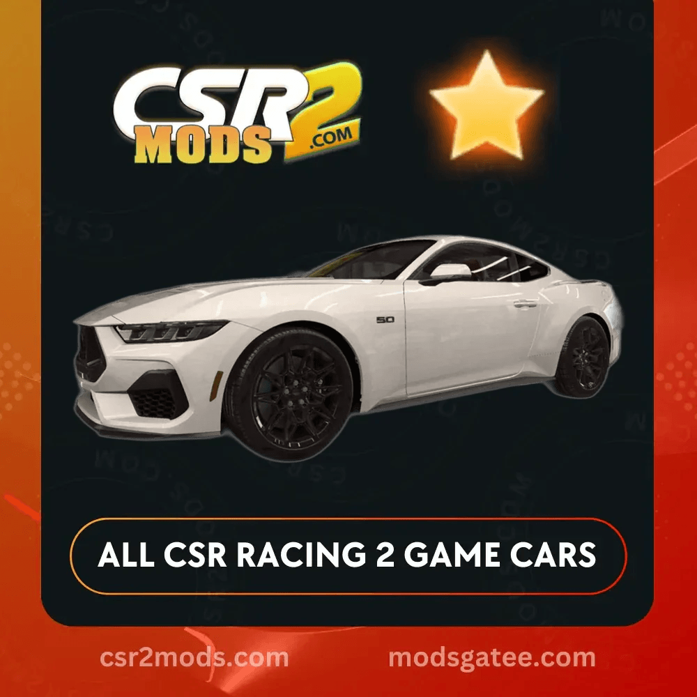 CSR2 Ford Mustang Gt 2024 Gold Stars Car | CSR2 MODS