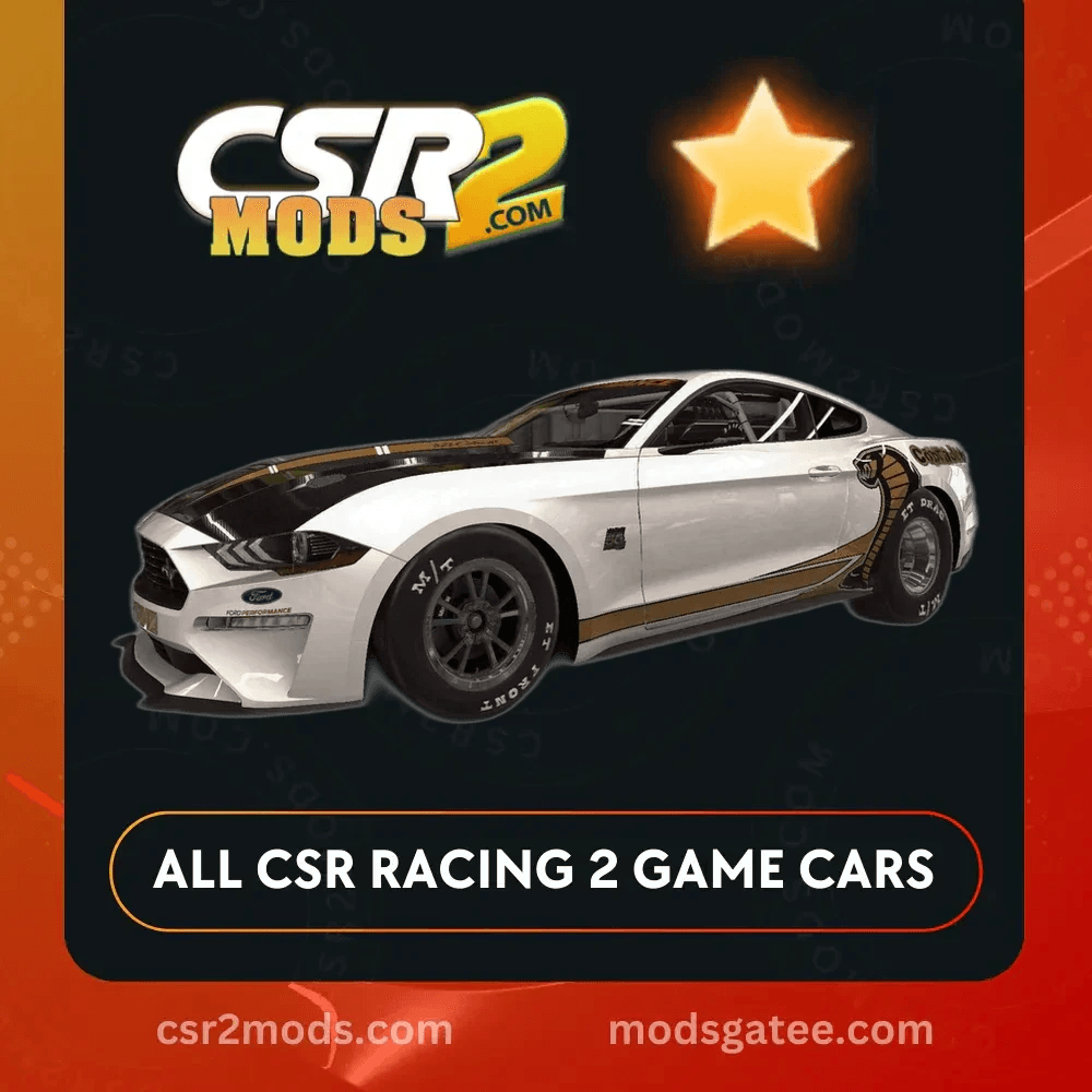 CSR2 Ford Mustang Cobra Jet Gold Stars Car | CSR2 MODS