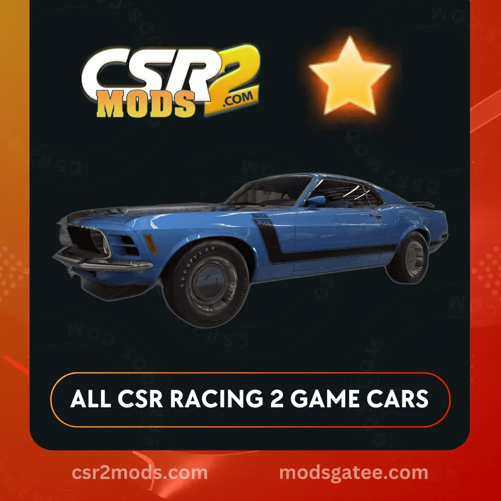 CSR2 Ford Mustang Boss 302 Gold Stars CSR2 Car