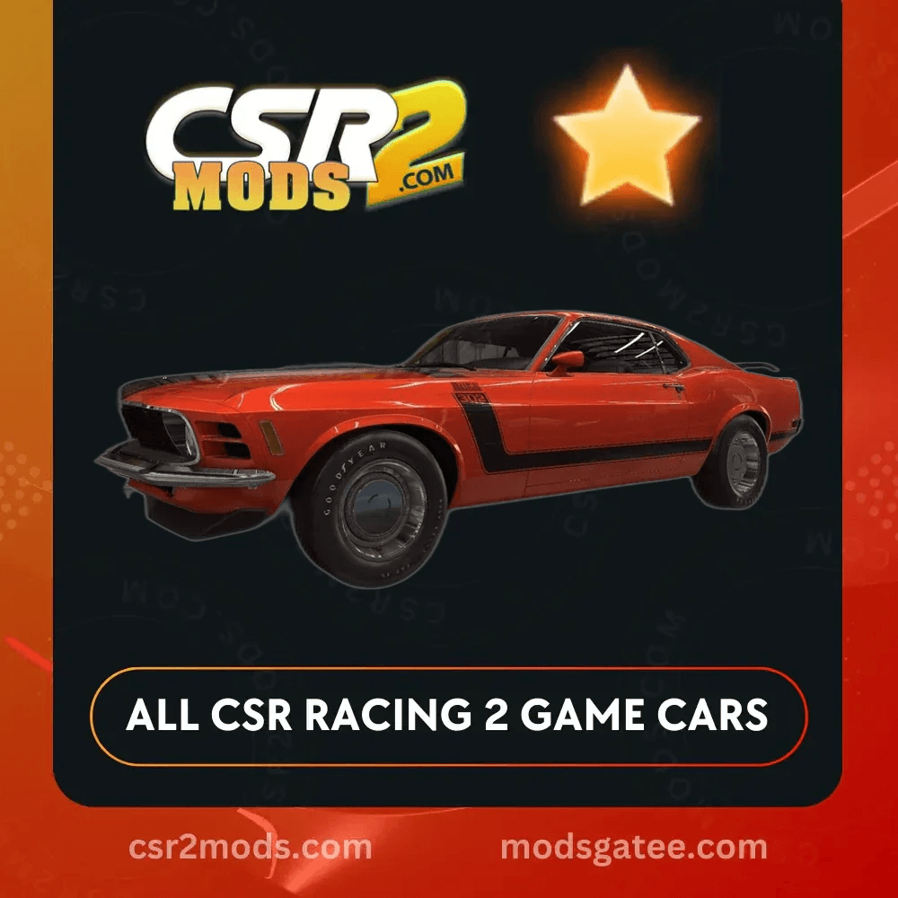 CSR2 Ford Mustang Boss 302 Gold Stars Car | CSR2 MODS