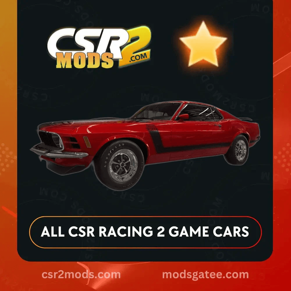 CSR2 Ford Mustang Boss 302 Gold Stars Car | CSR2 MODS