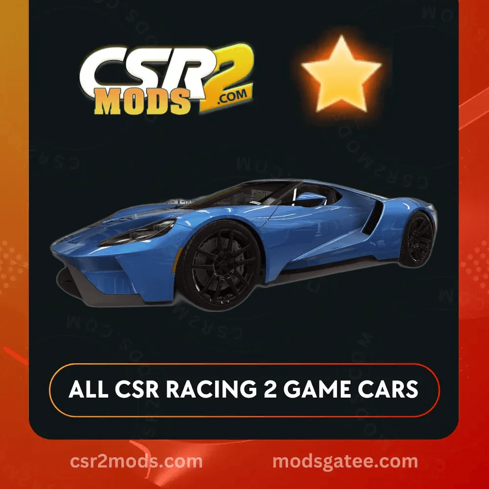 CSR2 Ford Gt 2017 Gold Stars Car | CSR2 MODS