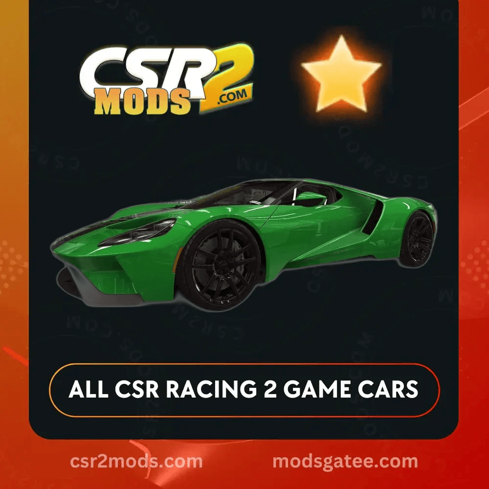 CSR2 Ford Gt 2017 Gold Stars Car | CSR2 MODS