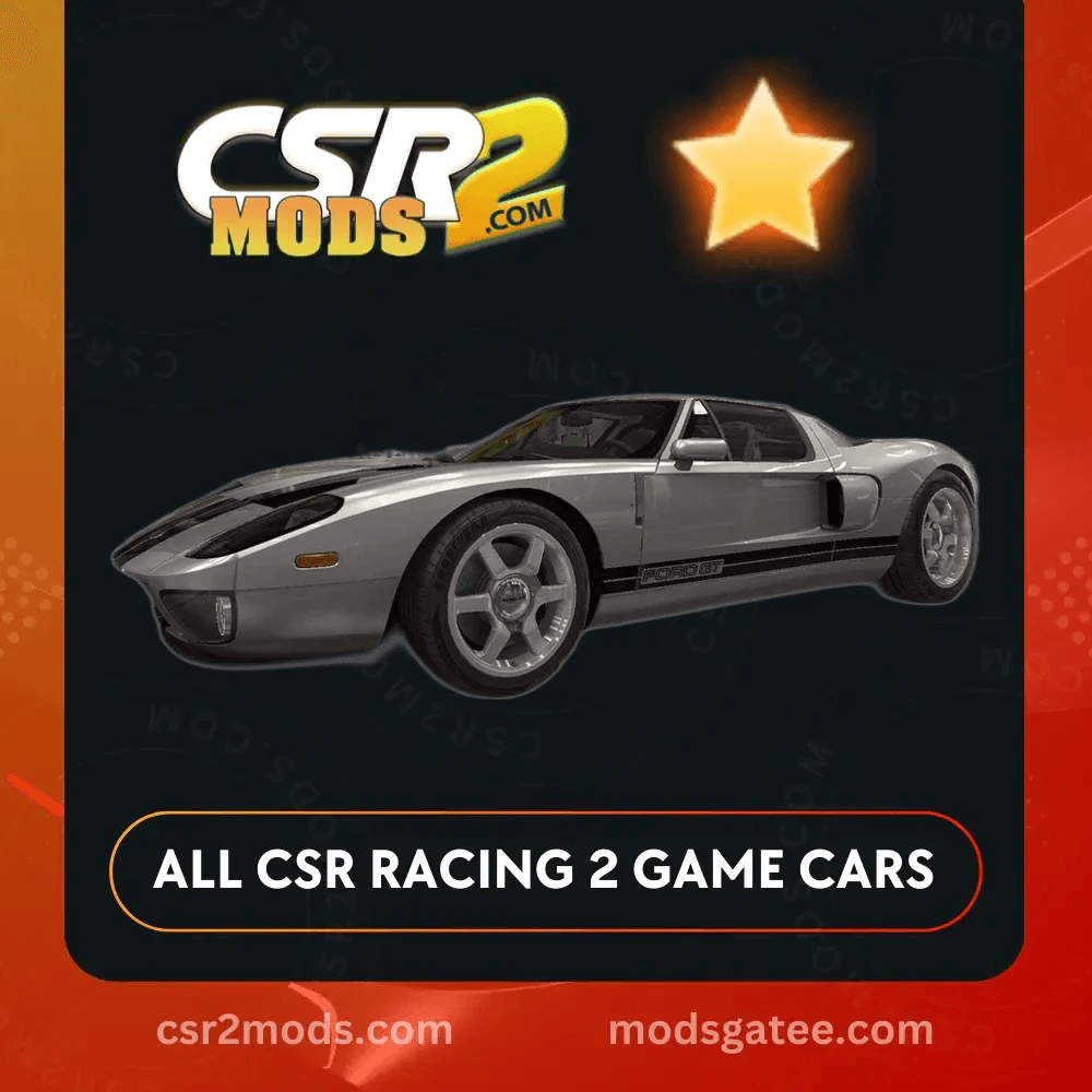 CSR2 Ford Gt 2005 Gold Stars Car | CSR2 MODS