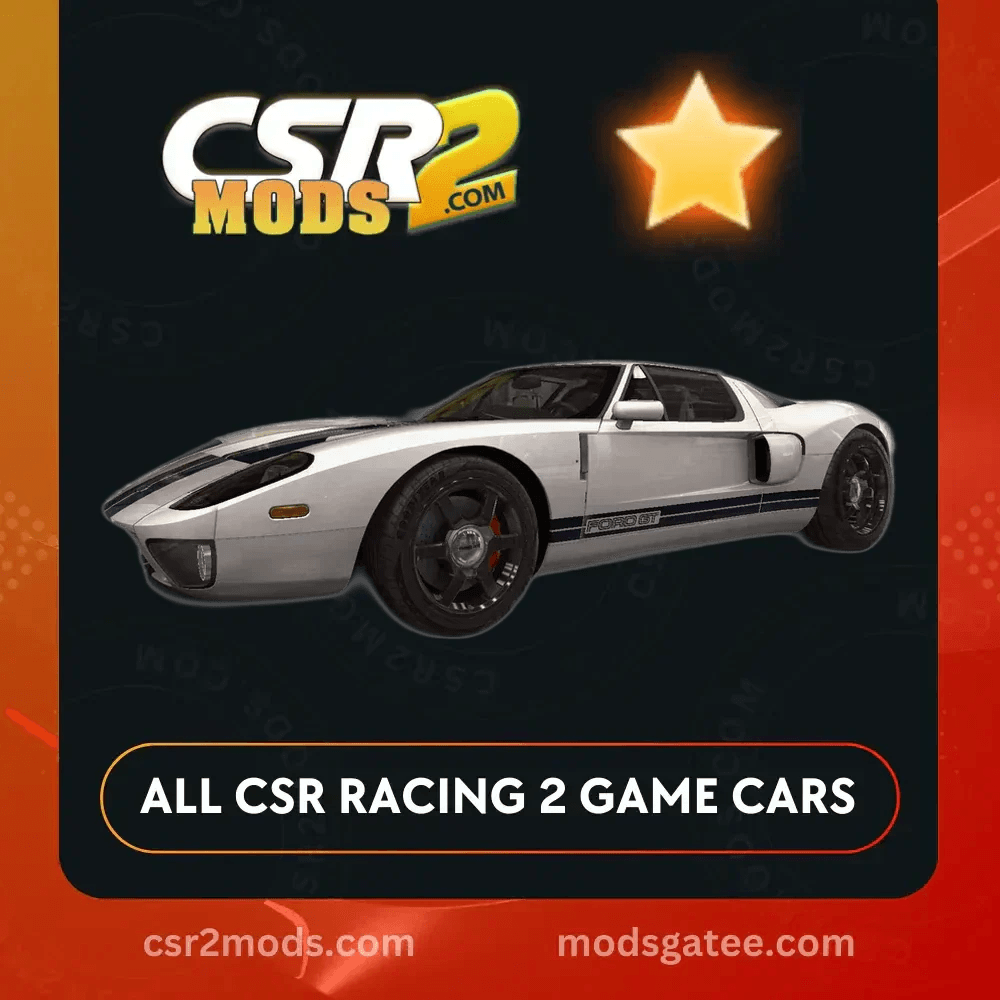 CSR2 Ford Gt 2005 Gold Stars Car | CSR2 MODS