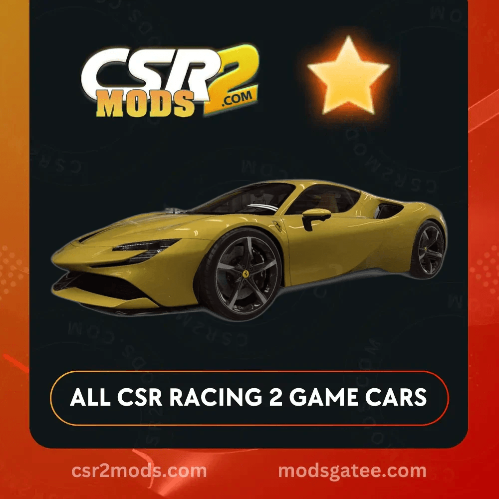 CSR2 Ferrari Sf90 Stradale Gold Stars Car | CSR2 MODS