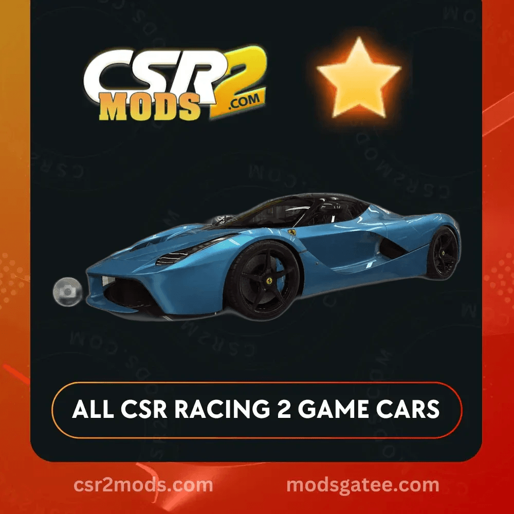 CSR2 Ferrari Laferrari Gold Stars Car | CSR2 MODS