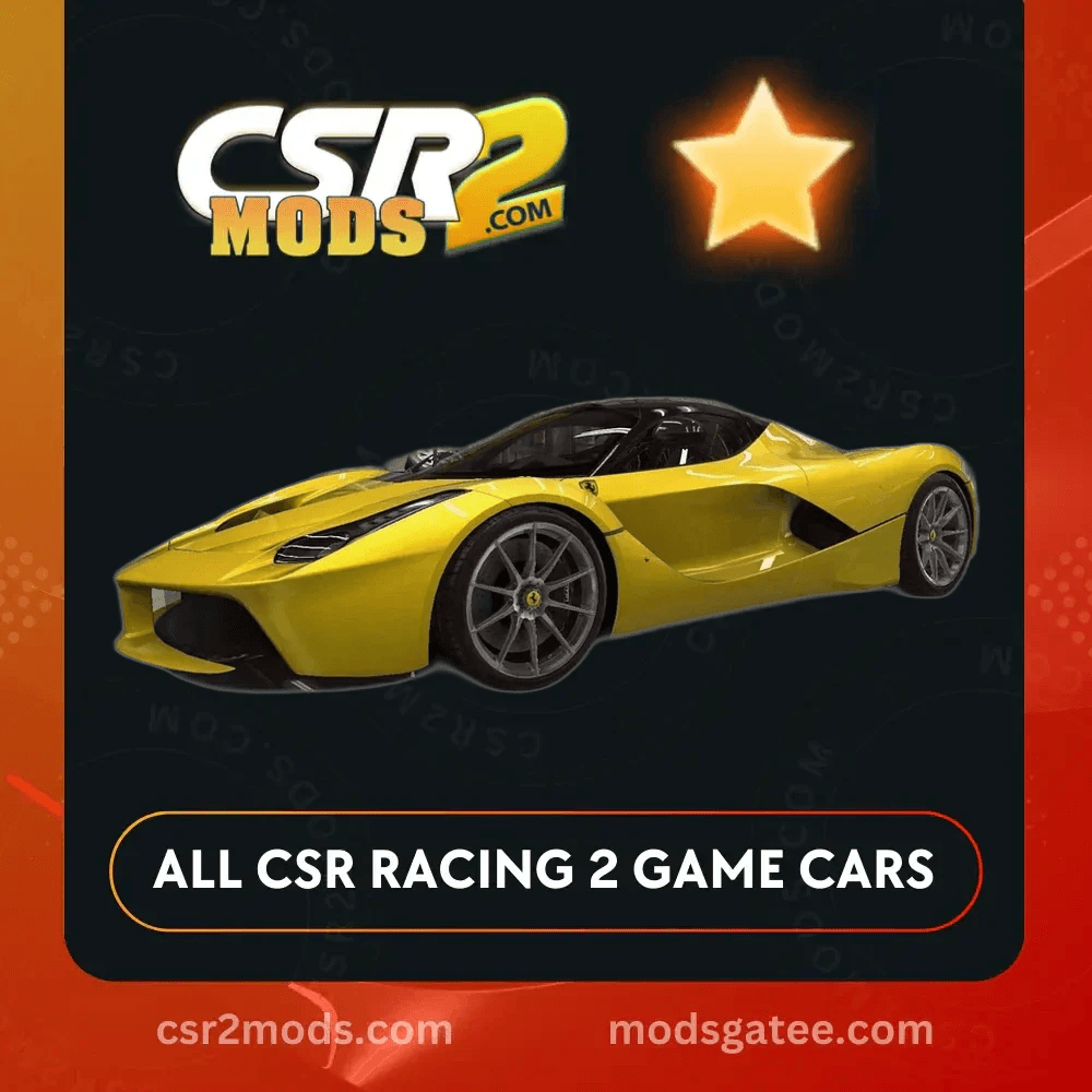 CSR2 Ferrari Laferrari Gold Stars Car | CSR2 MODS