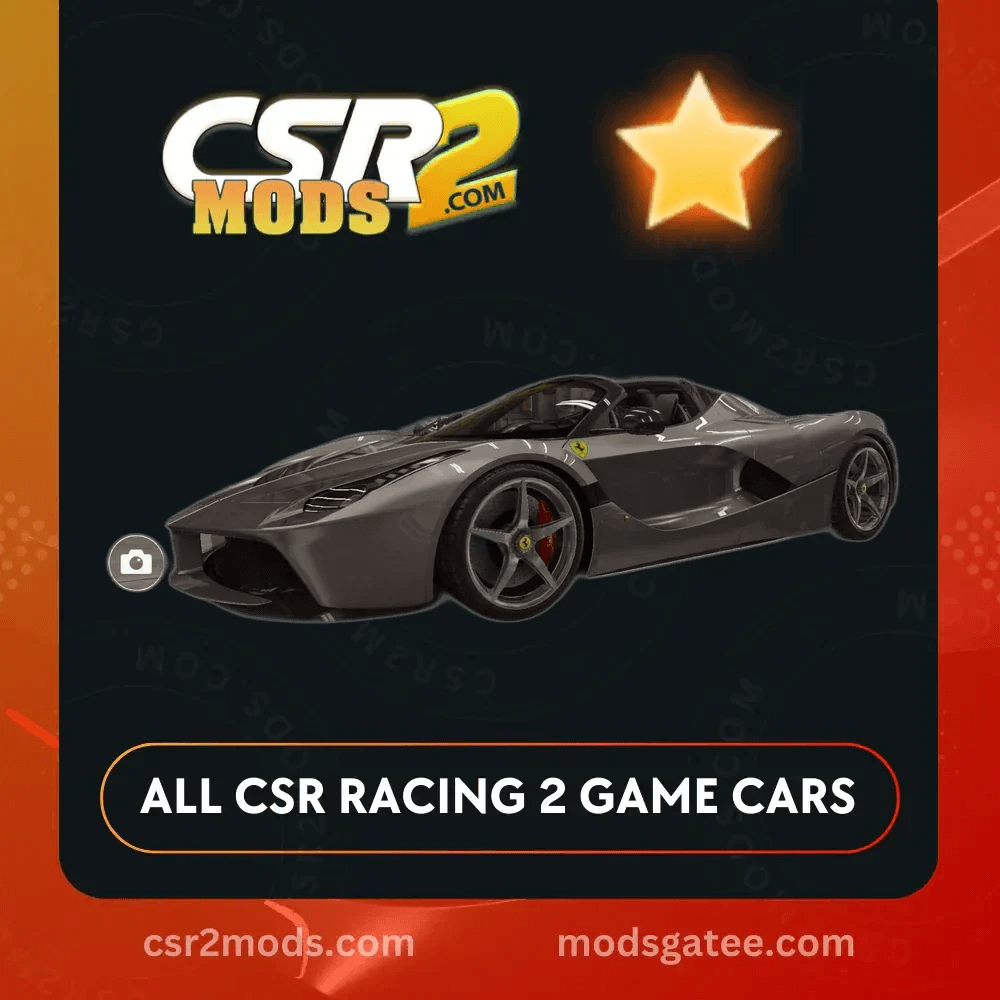 CSR2 Ferrari Laferrari Aperta Grigio Gold Stars CSR2 Car