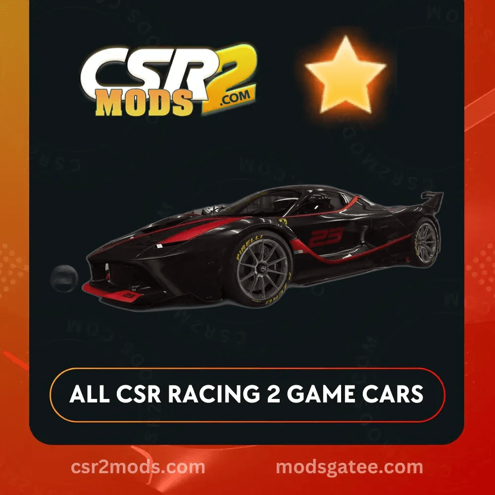 CSR2 Ferrari FXX K Gold Stars CSR2 Car