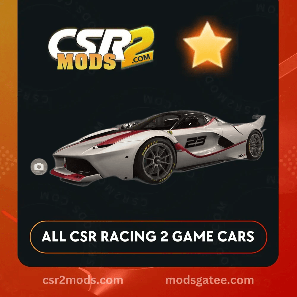 CSR2 Ferrari Fxx K Gold Stars Car | CSR2 MODS