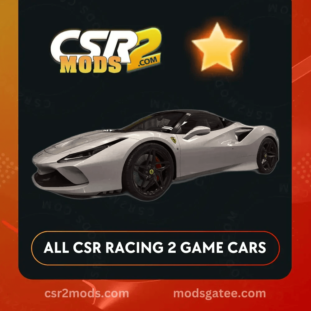 CSR2 Ferrari F8 Tributo Gold Stars Car | CSR2 MODS