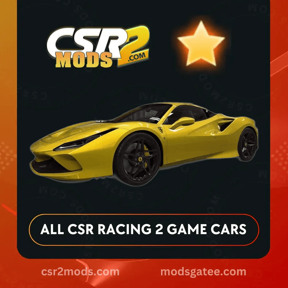 CSR2 Ferrari F8 Tributo Gold Stars Car | CSR2 MODS