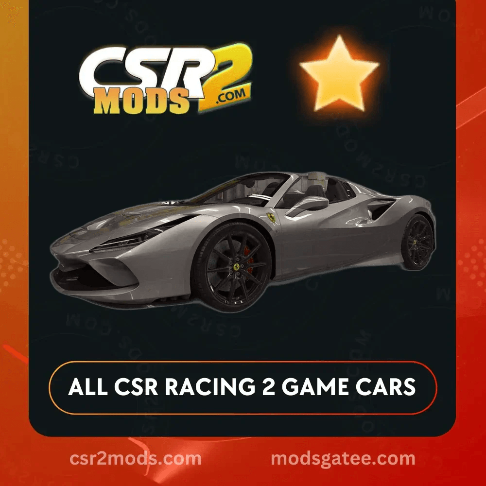 CSR2 Ferrari F8 Spider 2020 Gold Stars Car | CSR2 MODS