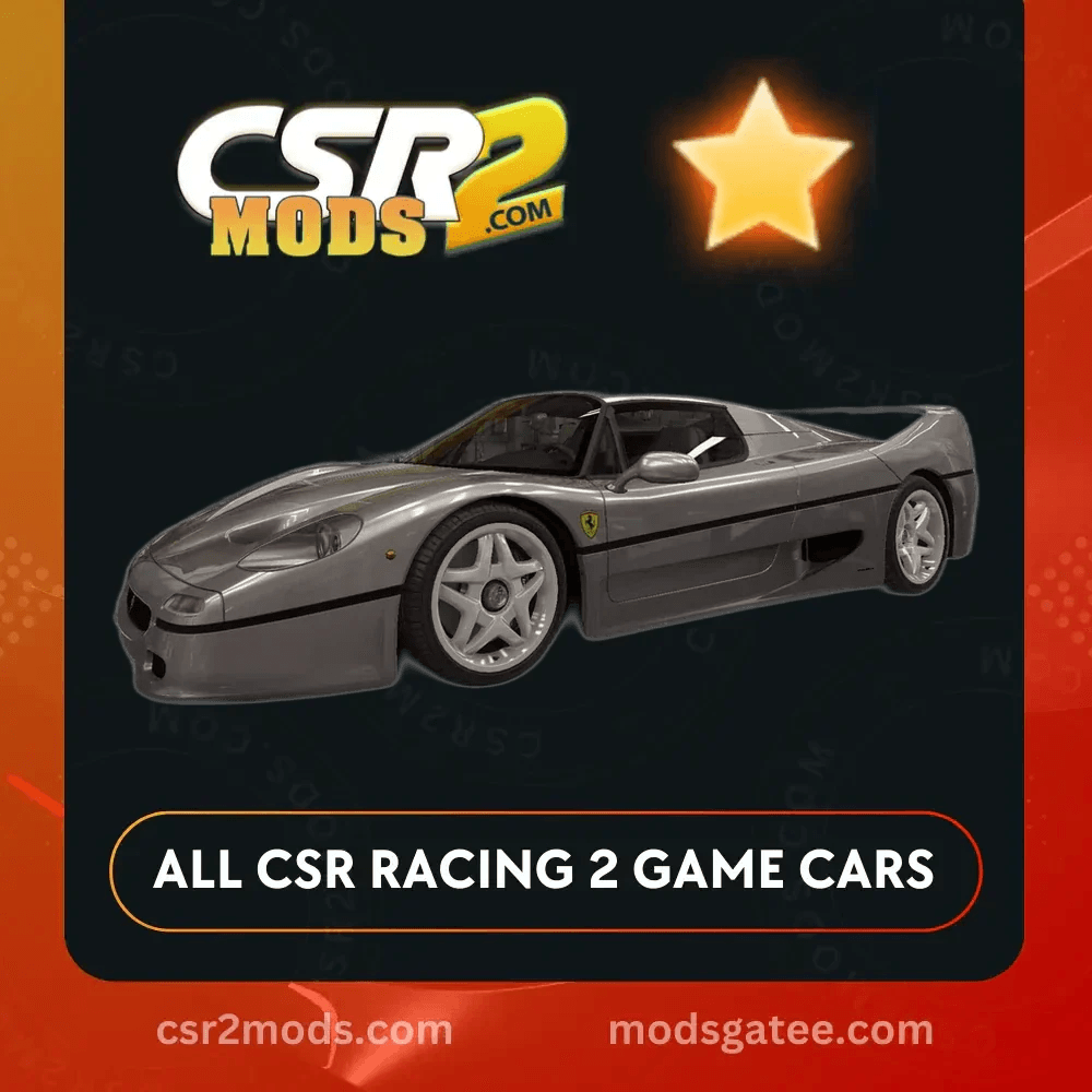 CSR2 Ferrari F50 Gold Stars Car | CSR2 MODS