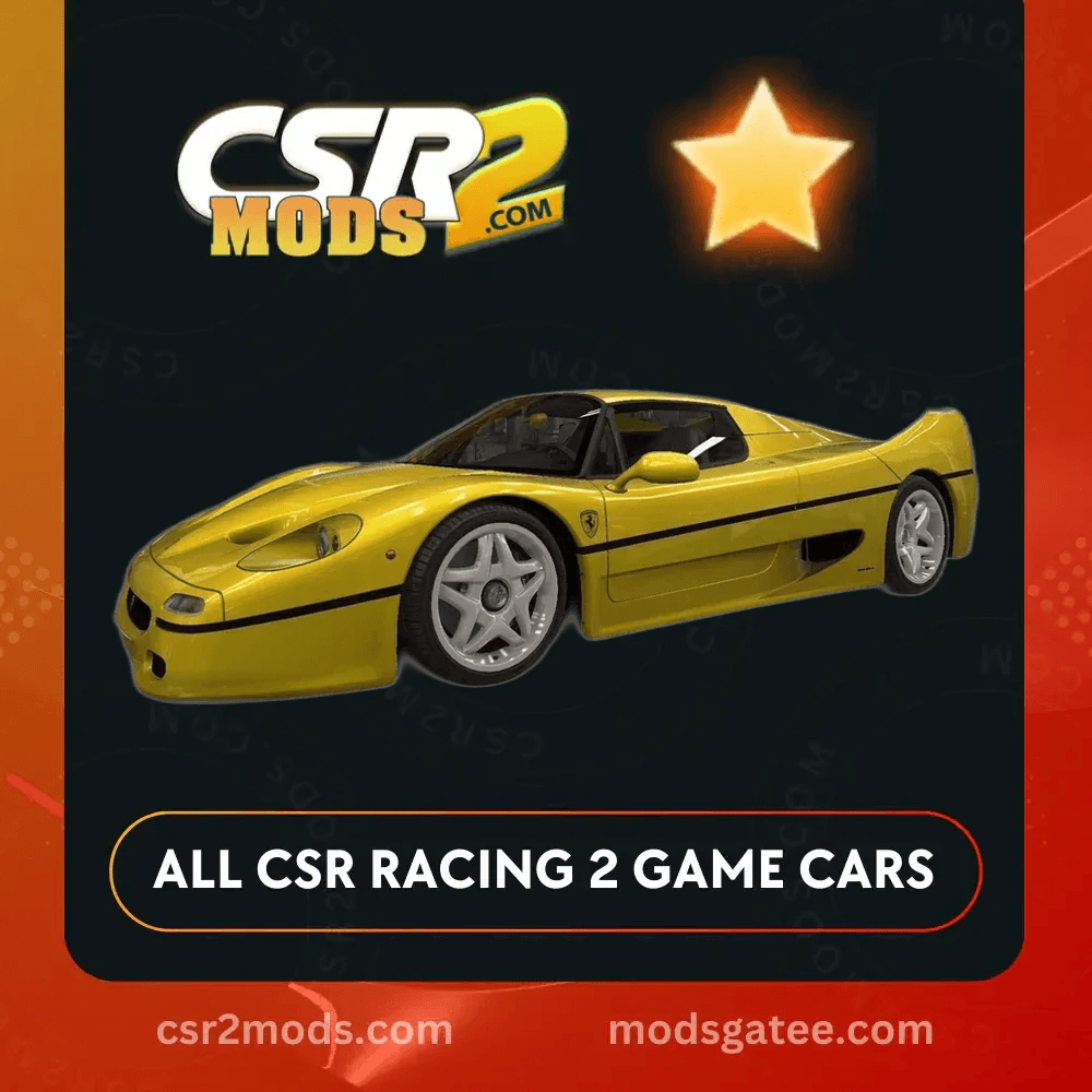 CSR2 Ferrari F50 Gold Stars Car | CSR2 MODS
