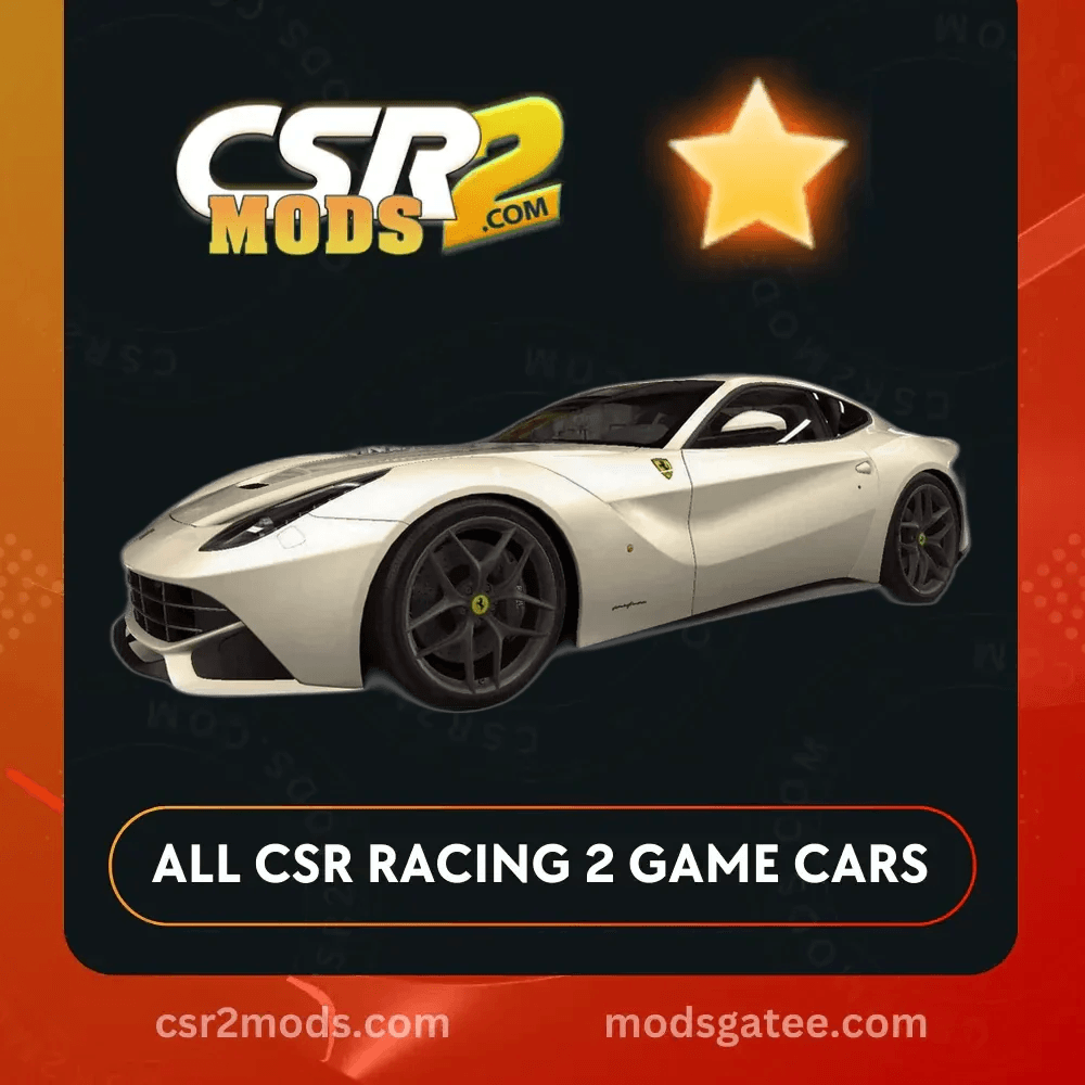 CSR2 Ferrari F12Berlinetta Gold Stars Car | CSR2 MODS
