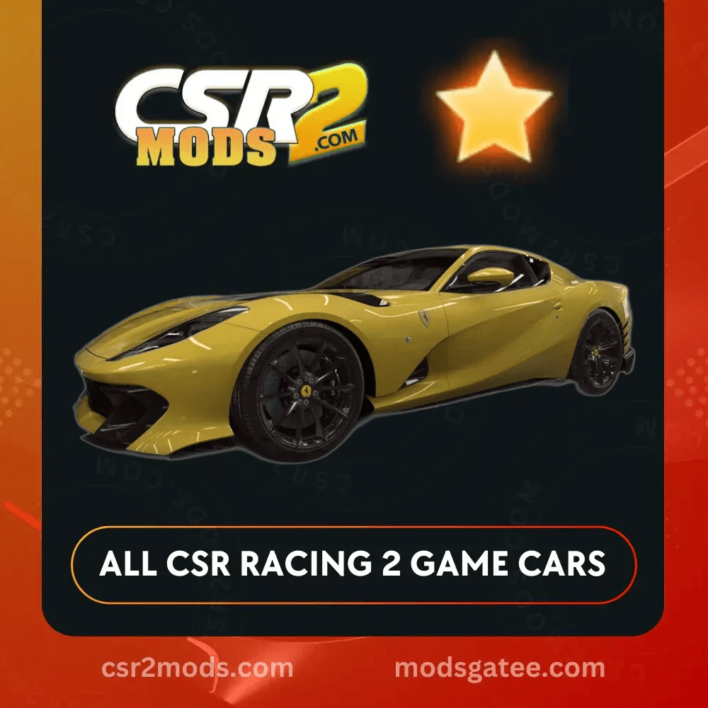 CSR2 Ferrari 812 Competizione Gold Stars Car | CSR2 MODS