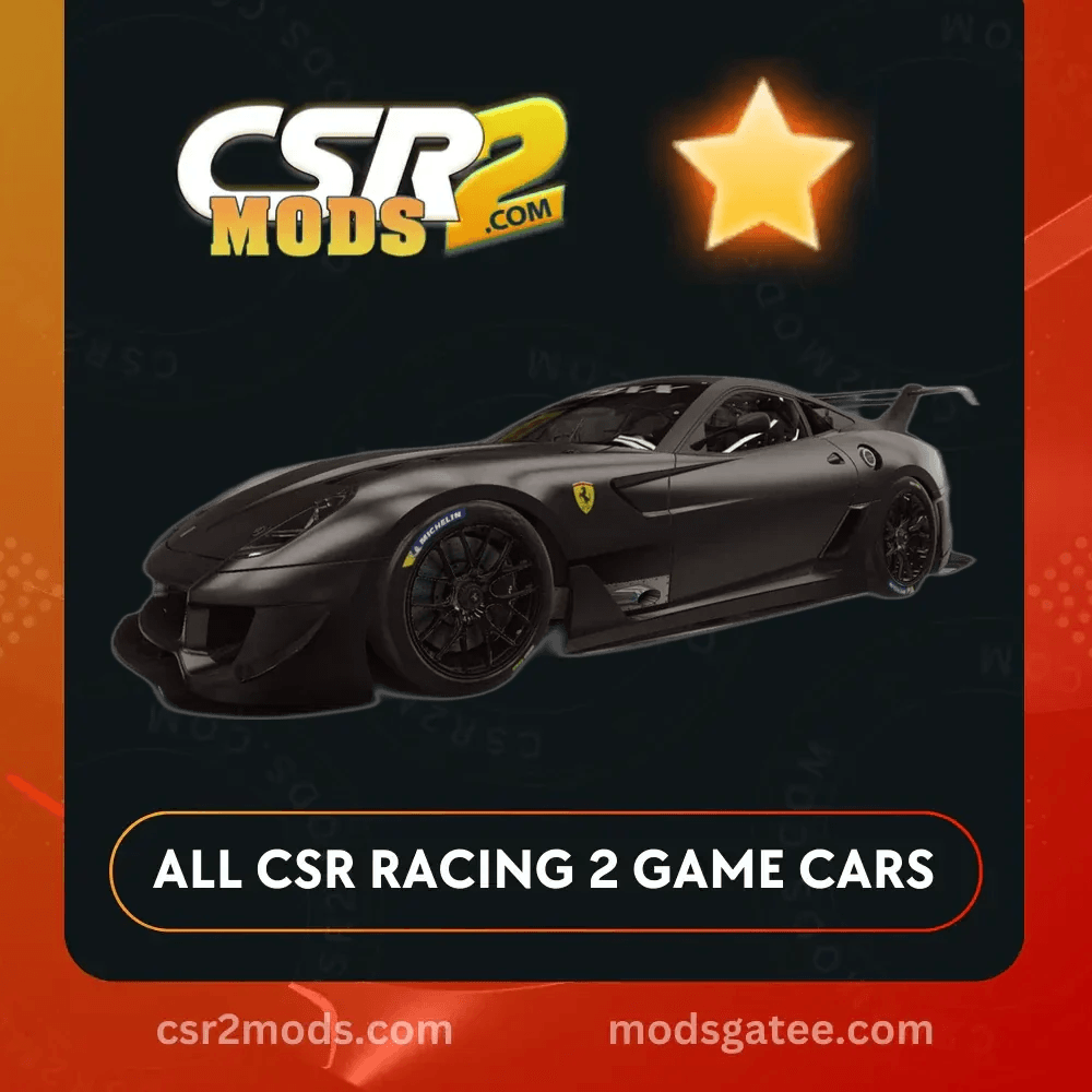 CSR2 Ferrari 599XX Evoluzione Gold Stars CSR2 Car