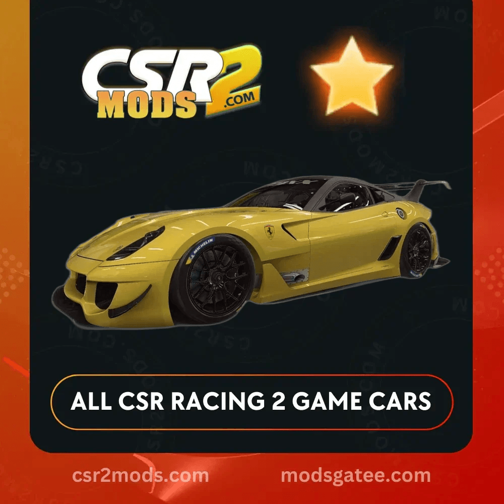 CSR2 Ferrari 599Xx Evo Gold Stars Car | CSR2 MODS