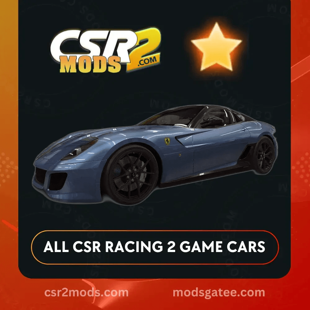 CSR2 Ferrari 599 GTO Gold Stars CSR2 Car