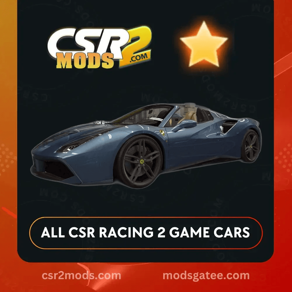 CSR2 Ferrari 488 Spider Gold Stars CSR2 Car