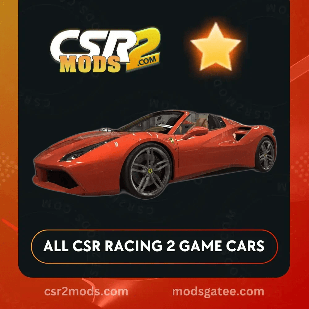 CSR2 Ferrari 488 Spider Gold Stars Car | CSR2 MODS