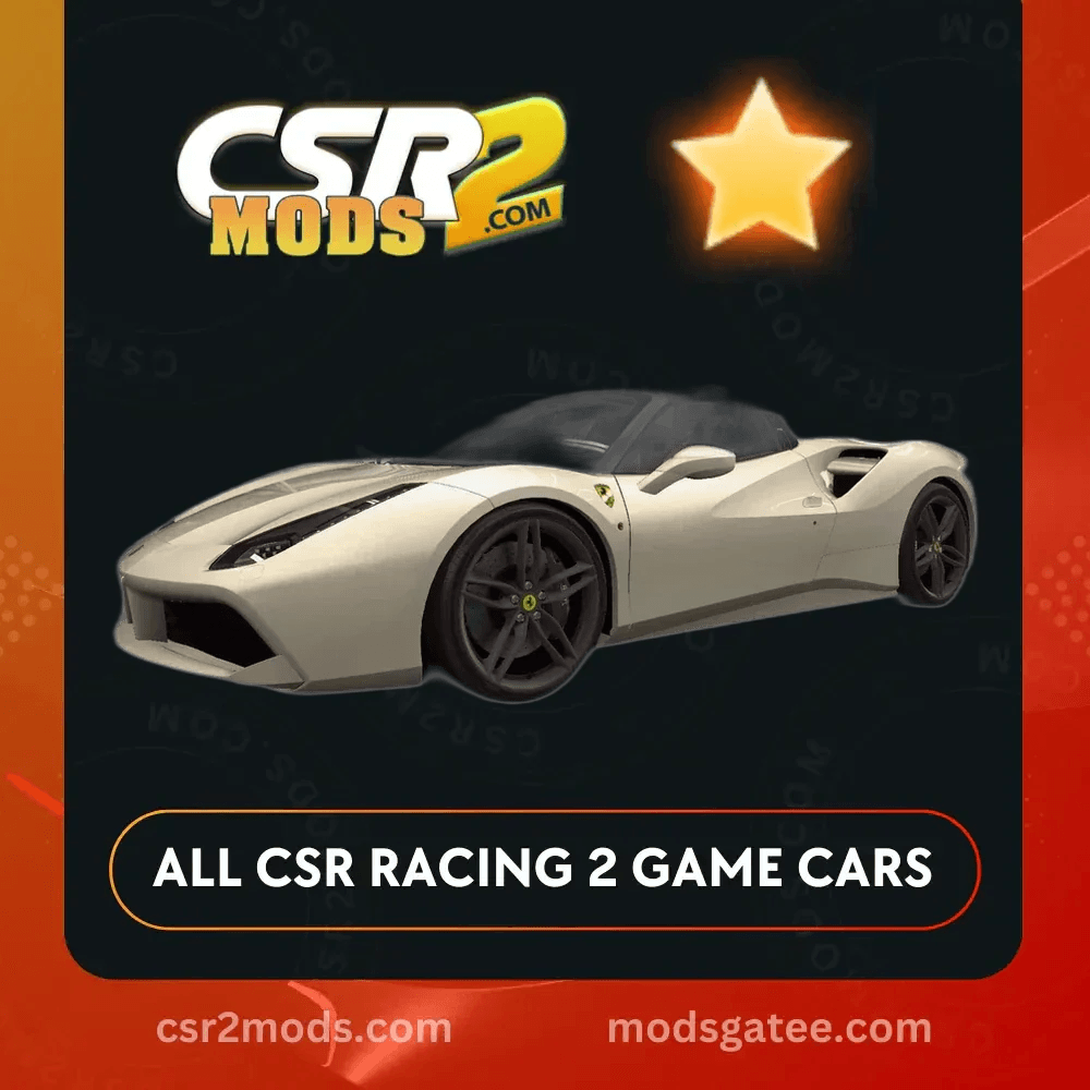 CSR2 Ferrari 488 Spider Gold Stars Car | CSR2 MODS