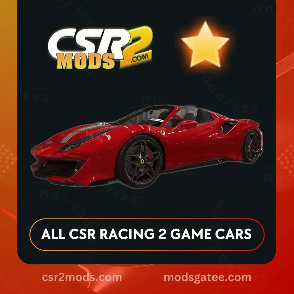 CSR2 Ferrari 488 Pista Spider Gold Stars Car | CSR2 MODS