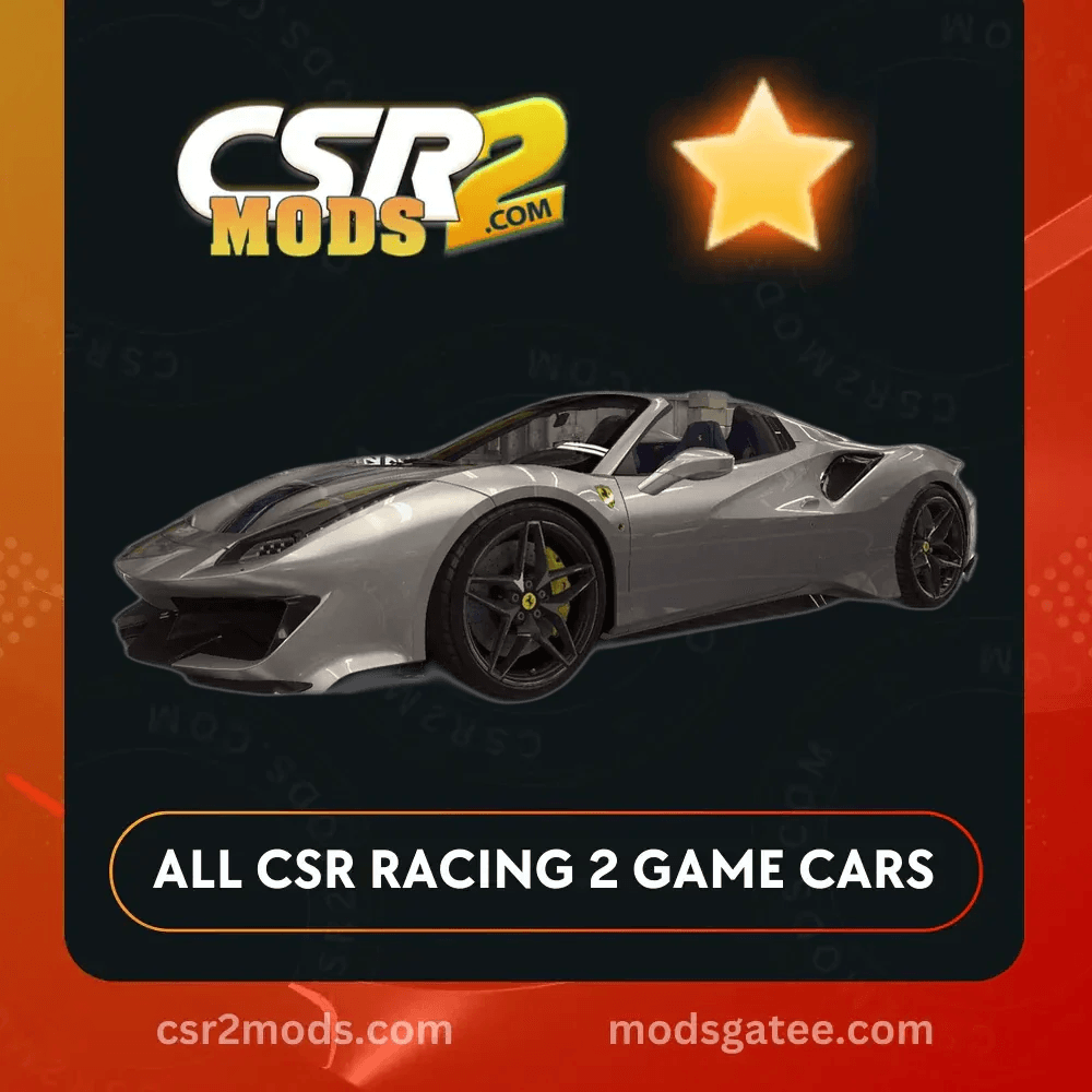 CSR2 Ferrari 488 Pista Spider Gold Stars Car | CSR2 MODS