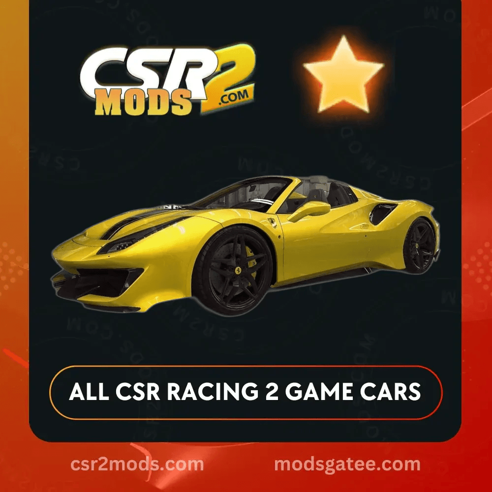 CSR2 Ferrari 488 Pista Spider Gold Stars Car | CSR2 MODS