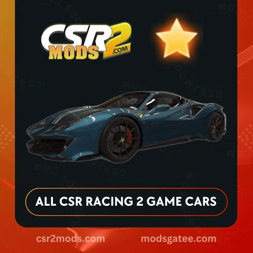 CSR2 Ferrari 488 Pista Gold Stars Car | CSR2 MODS
