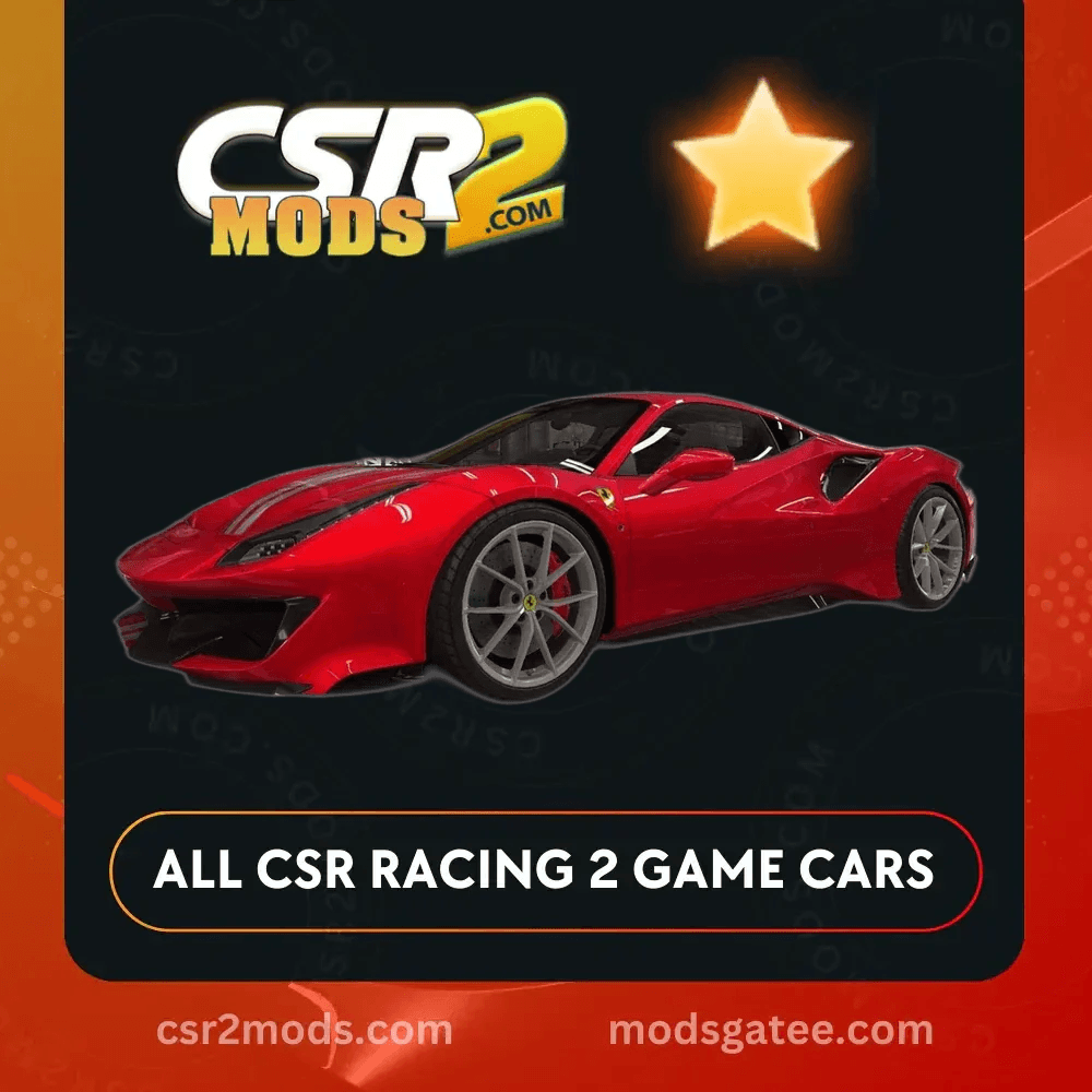 CSR2 Ferrari 488 Pista Gold Stars Car | CSR2 MODS