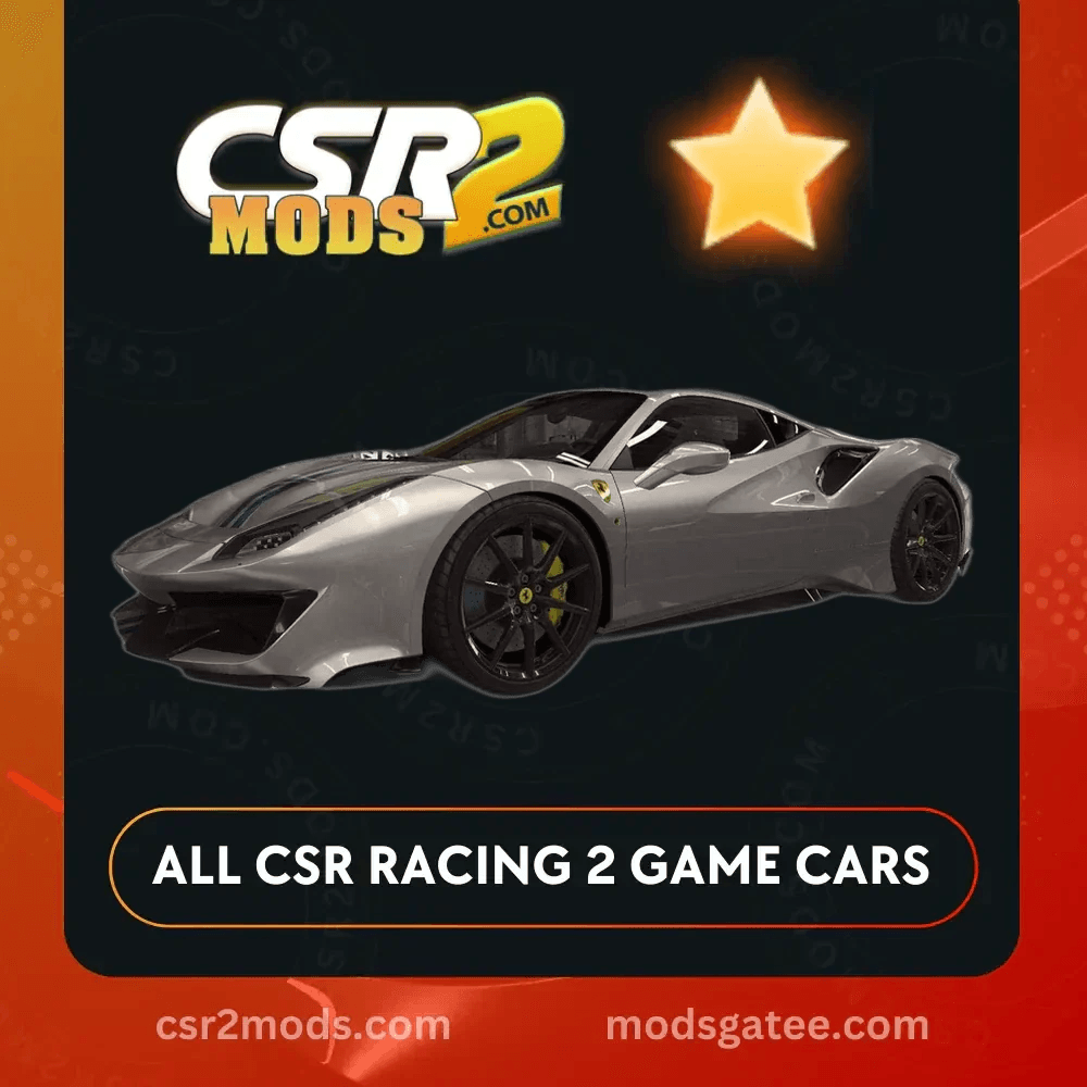 CSR2 Ferrari 488 Pista Gold Stars Car | CSR2 MODS