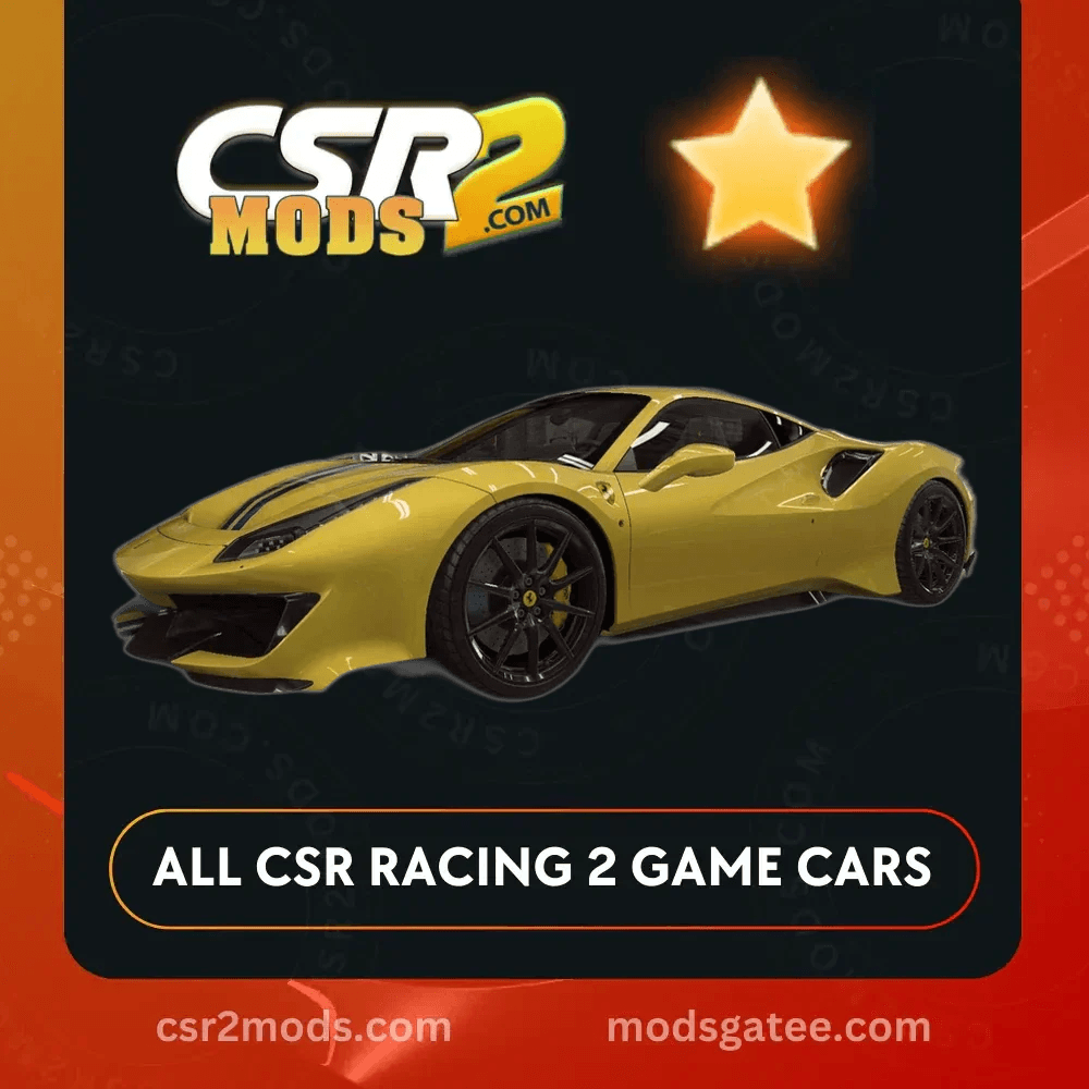 CSR2 Ferrari 488 Pista Gold Stars Car | CSR2 MODS