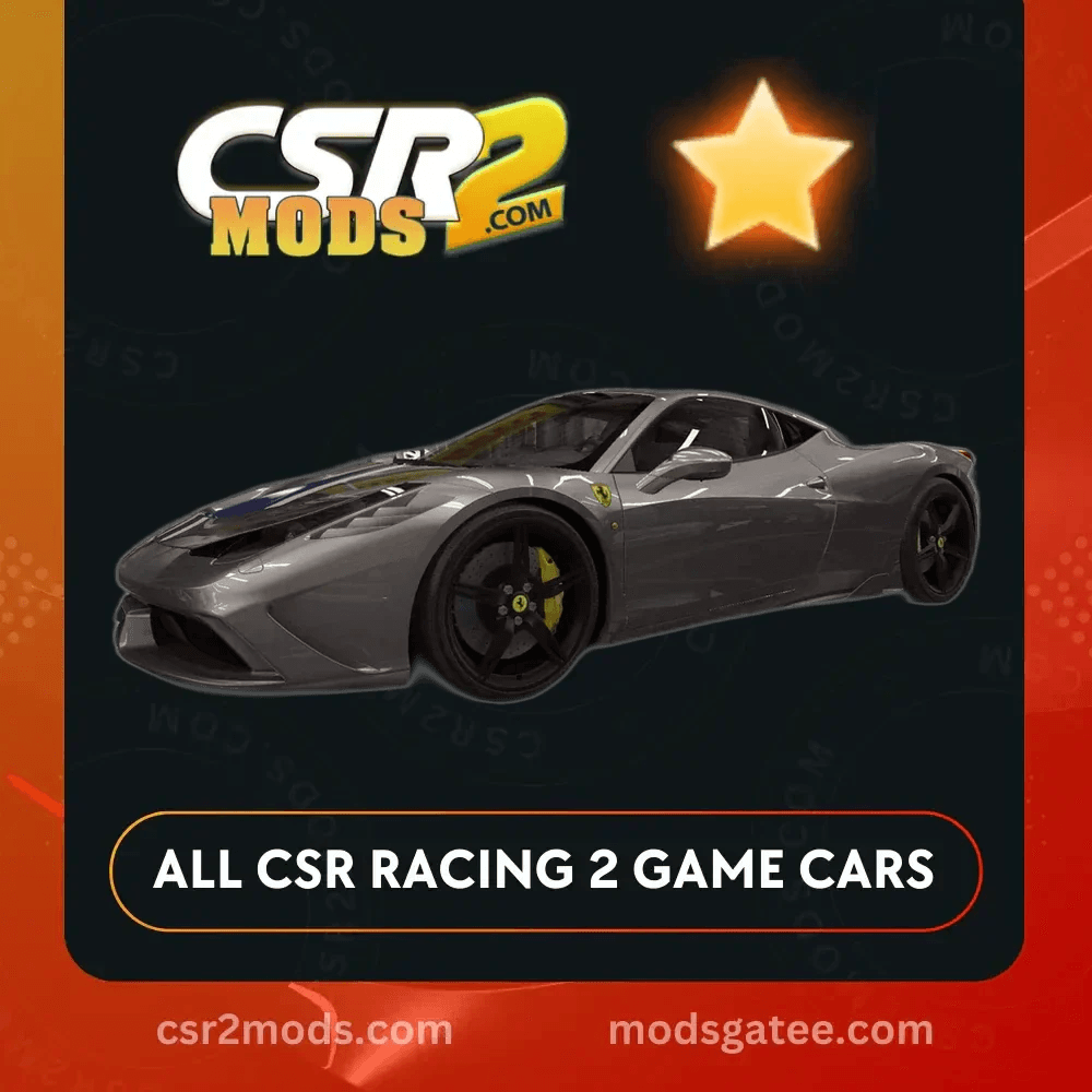 CSR2 Ferrari 458 Speciale Gold Stars Car | CSR2 MODS