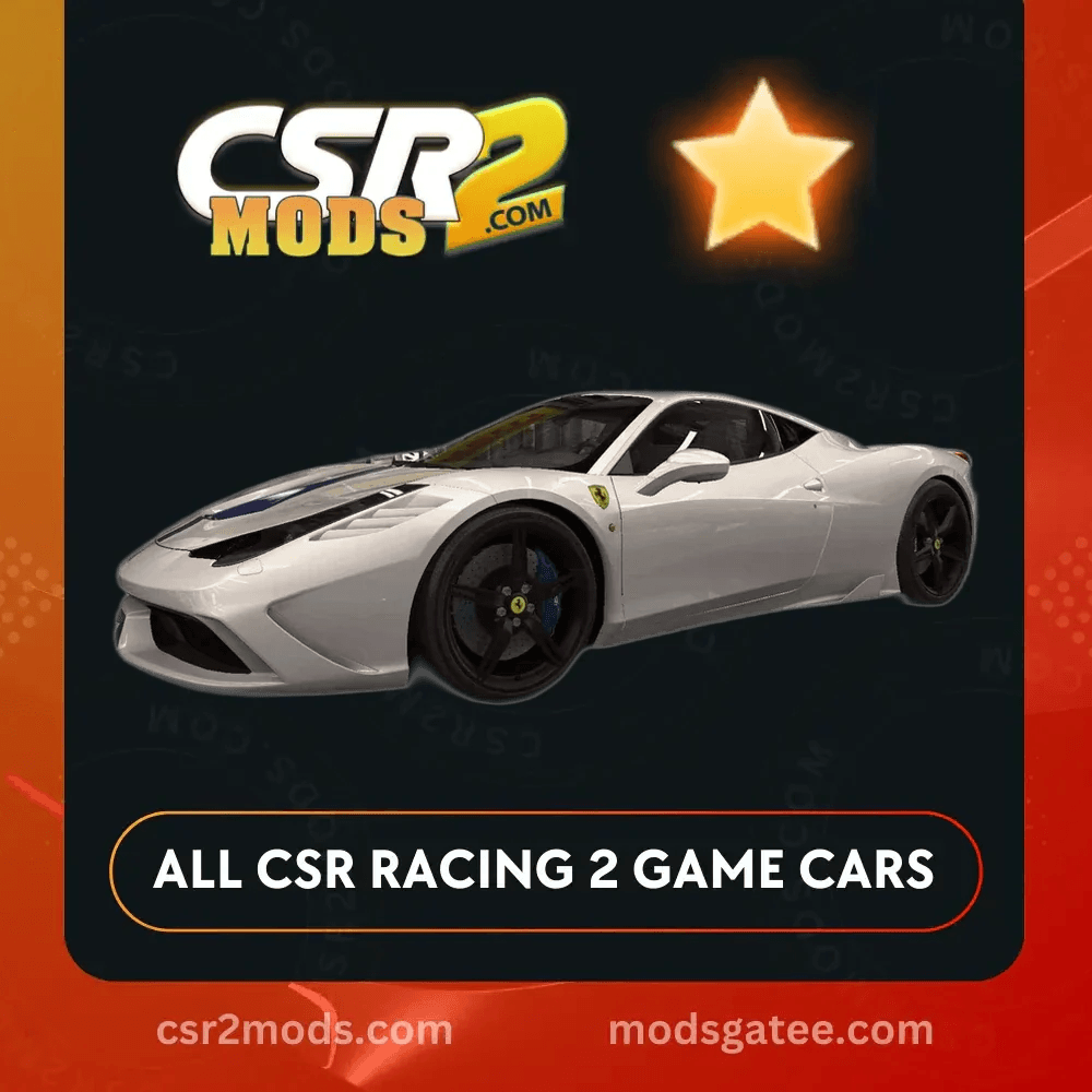 CSR2 Ferrari 458 Speciale Gold Stars Car | CSR2 MODS