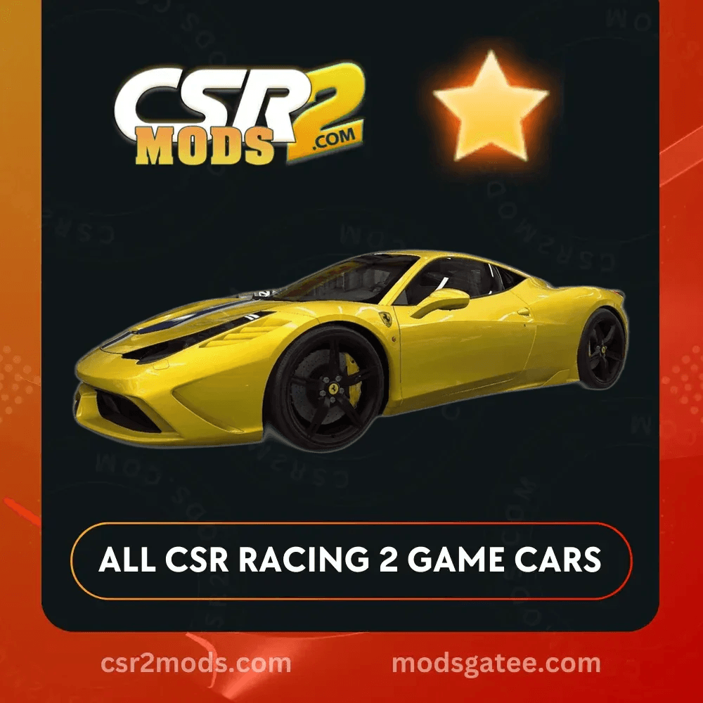CSR2 Ferrari 458 Speciale Gold Stars Car | CSR2 MODS