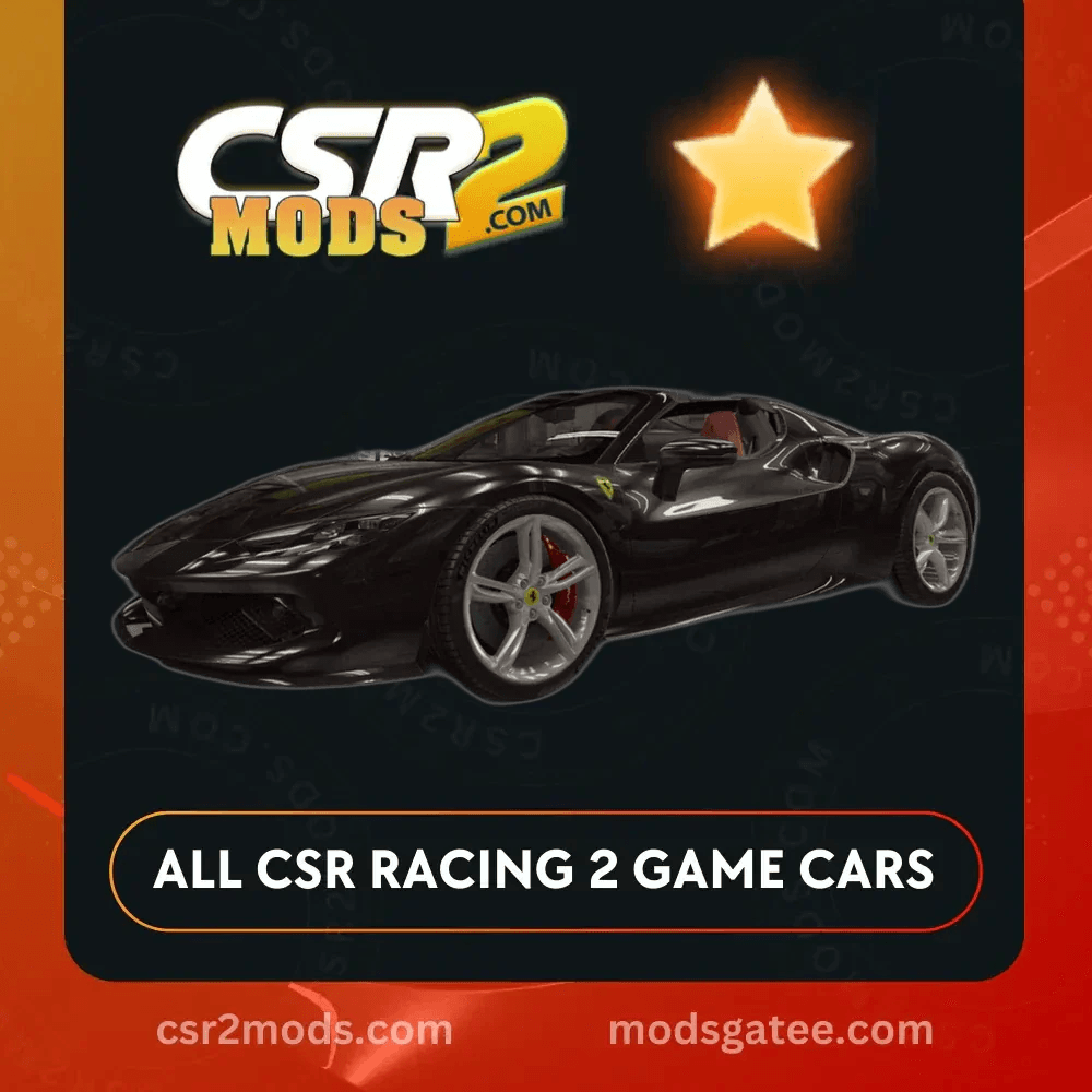 CSR2 Ferrari 296 GTS Gold Stars CSR2 Car